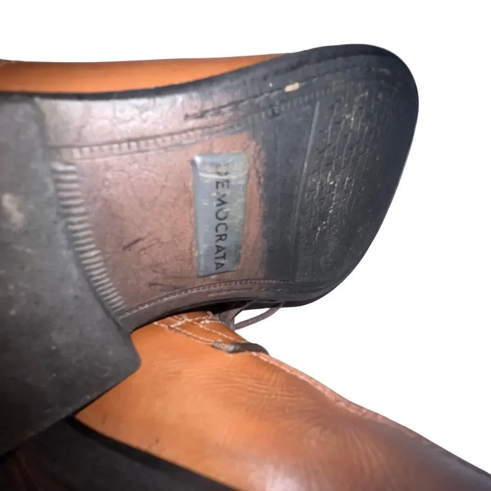 Democrata Men’s Lace Up Career Leather Dress Shoe Size‎ EU42/ US9 Brazil ￼￼